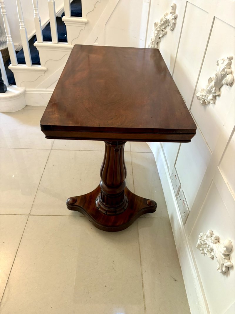 Antique Victorian Quality Mahogany Adjustable Reading/Side Table - Image 3